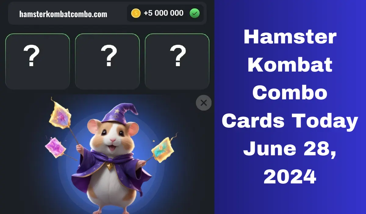 Hamster Kombat Daily Combo Cards Today June 28, 2024