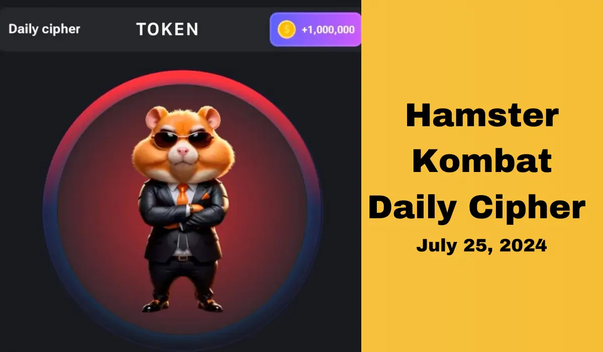 Hamster Kombat Daily Cipher Code Today (July 25, 2024)