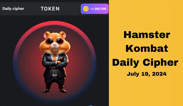 Hamster Kombat Daily Cipher Morse Code Today July 19, 2024