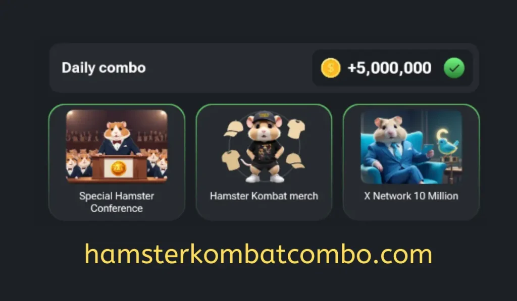 Hamster Kombat Daily Combo Cards July 26, 2024