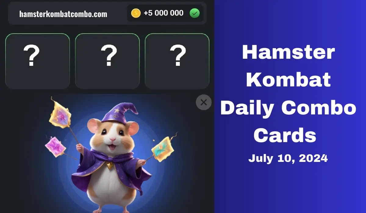 Hamster Kombat Daily Combo Cards Today (July 10, 2024)