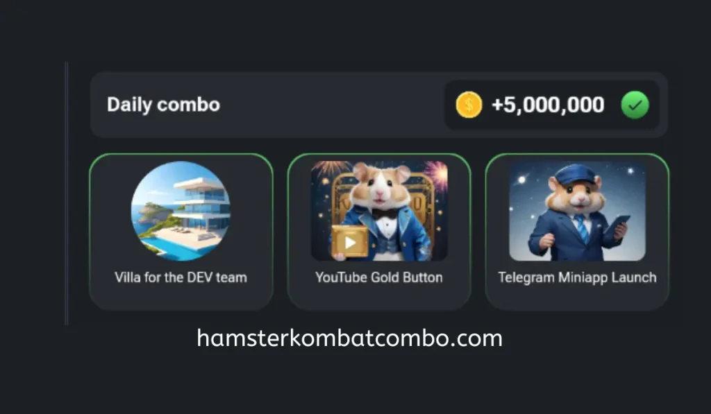 Hamster Kombat Daily Combo Cards July 24, 2024