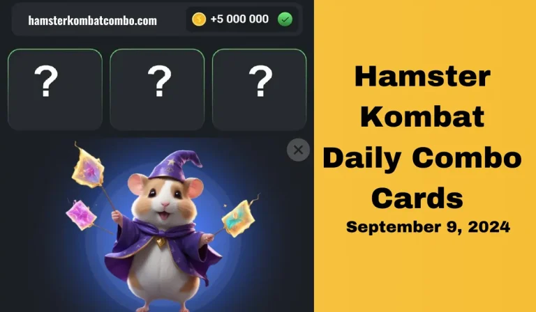 Hamster Kombat Daily Combo Today (September 9, 2024)